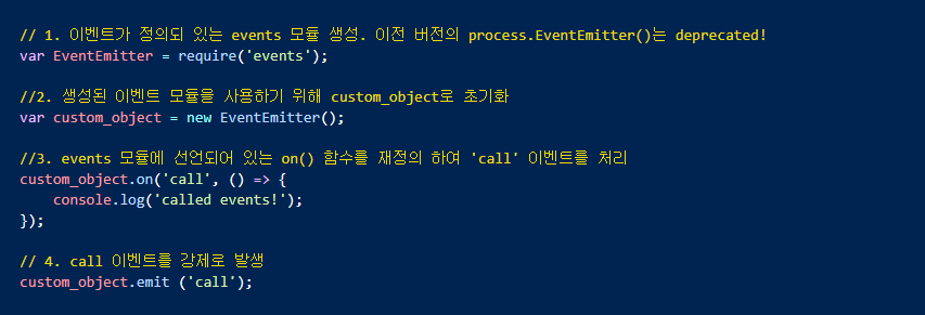 이벤트를 가진 객체 만들기2이며 하단에 소스 설명